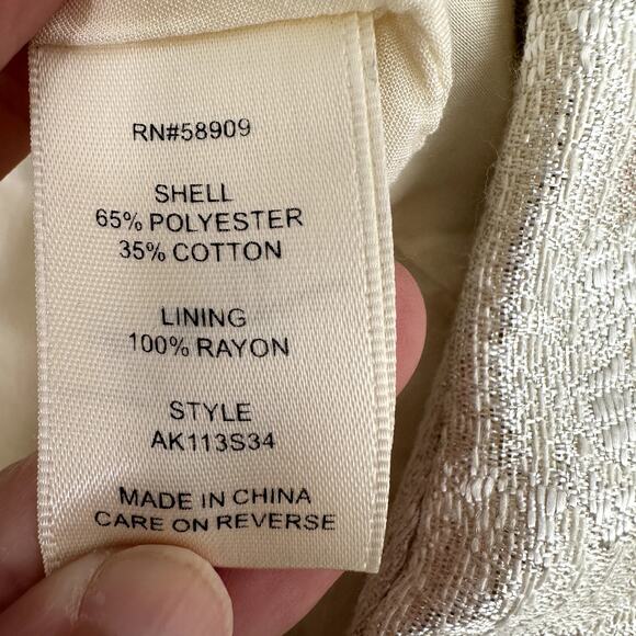 Chelsea & Violet Asymmetrical Shimmer Skort with Pockets - Picture 11 of 13